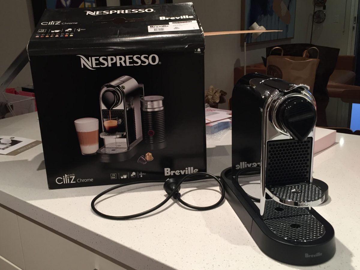 New coffee machine